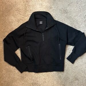 Old Navy Black Zip-Up Sweater